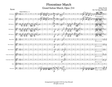 Florentiner March - Grand Italian March, Opus 214 (arr. Gary Bricault)