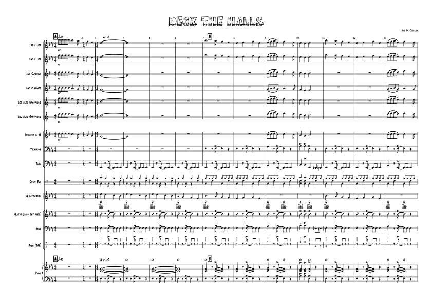 Deck the Halls (arr. Mark Corkery)