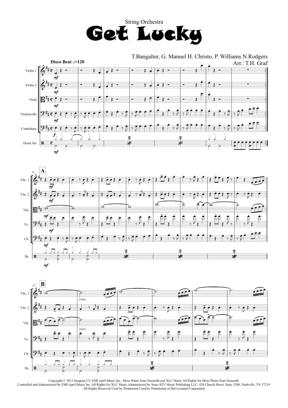 Get Lucky (arr. Thomas Graf)