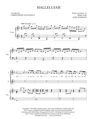 Hallelujah (arr. Christopher Santanelli)