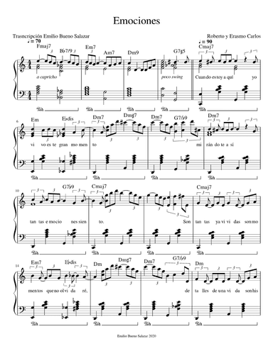 Emocoes (arr. Eduardo Sabino)