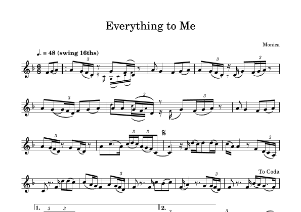 Everything To Me (arr. Julia Mills)
