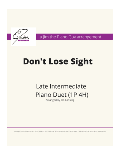 Don't Lose Sight (arr. Jim Lansing)