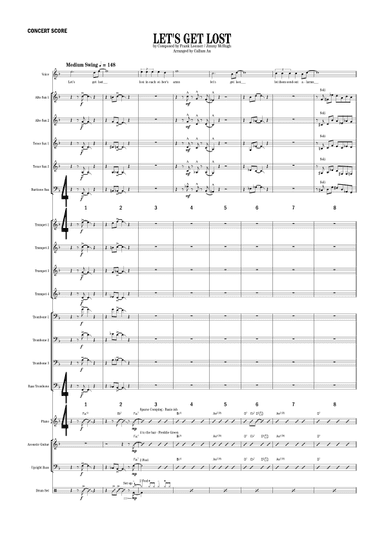 Let's Get Lost (arr. Callum Au)