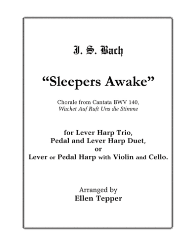 Sleepers Awake (arr. Ellen Tepper)