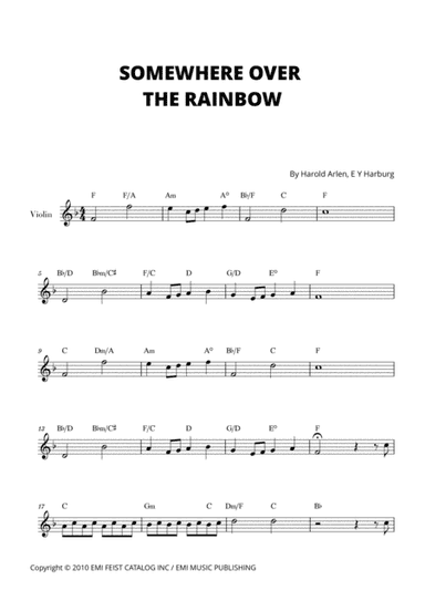 Over The Rainbow (arr. Cadenza Editions)