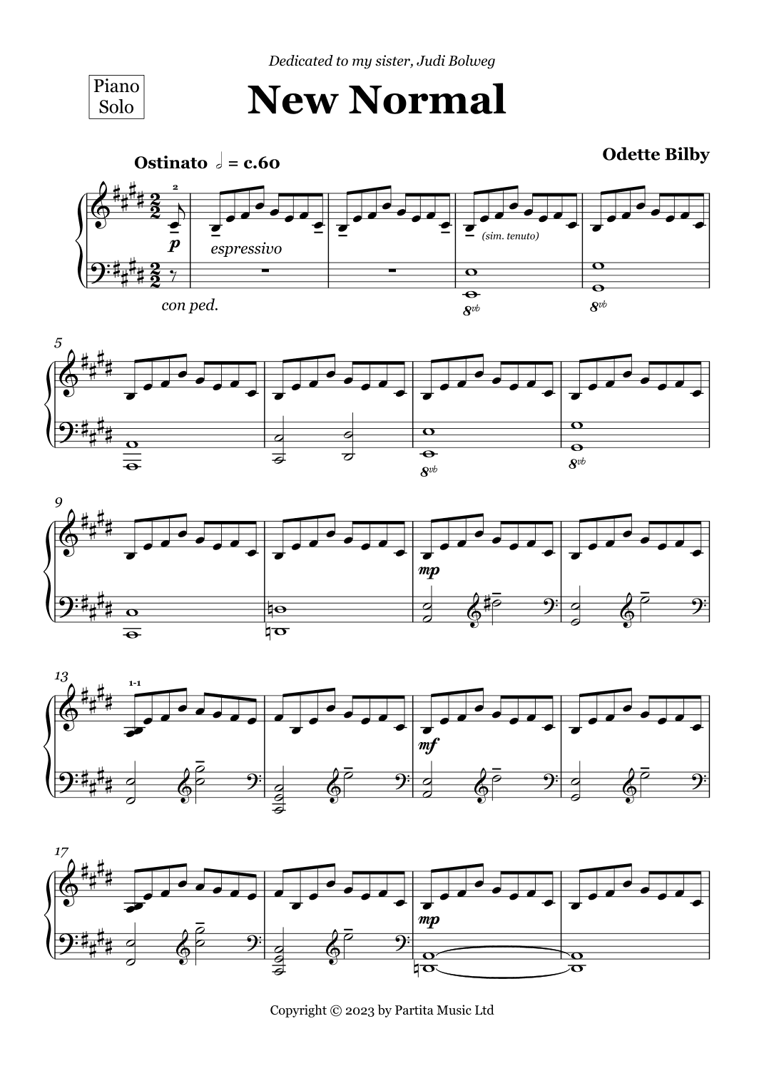 New Normal (Piano Solo Grade 6-7)
