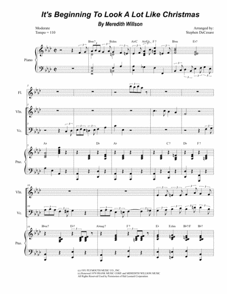 It's Beginning To Look Like Christmas (arr. Stephen DeCesare)