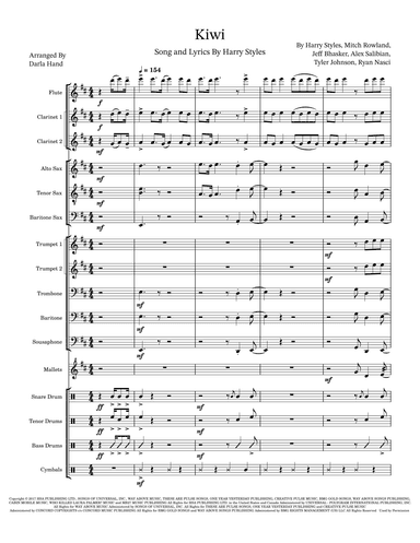 Kiwi (arr. Darla Hand)