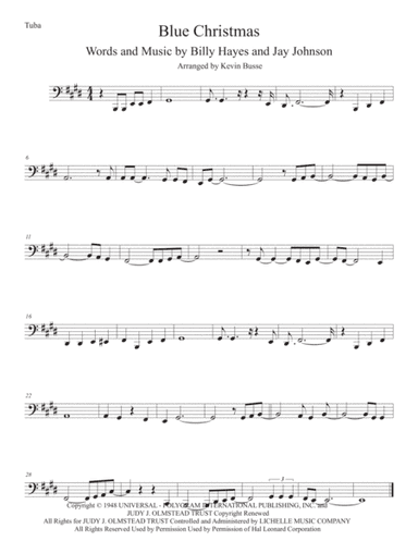 Blue Christmas (arr. Kevin Busse)