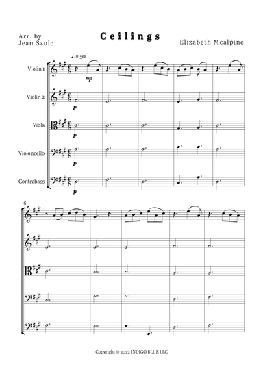 Ceilings (arr. Jean Szulc)