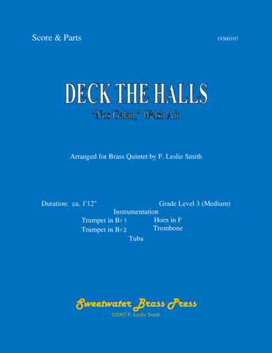 Deck the Halls (arr. F. Leslie Smith)