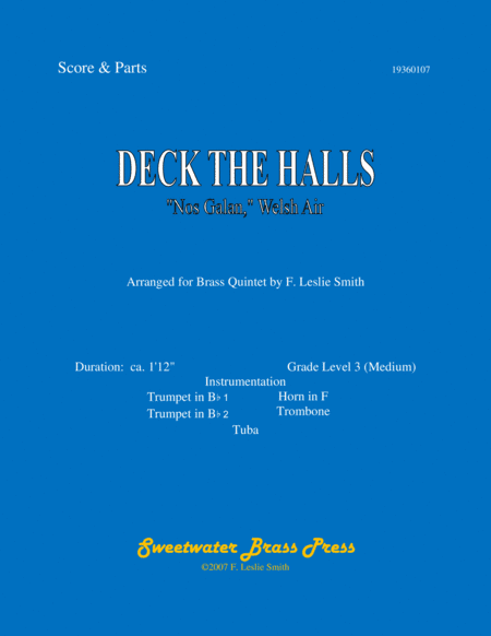 Deck the Halls (arr. F. Leslie Smith)
