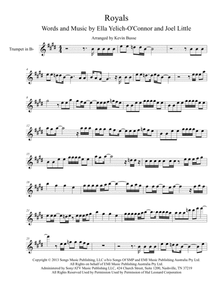 Royals (arr. Kevin Busse)