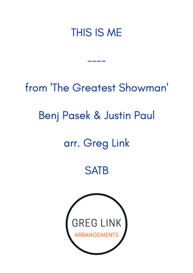This Is Me (arr. Greg Link)