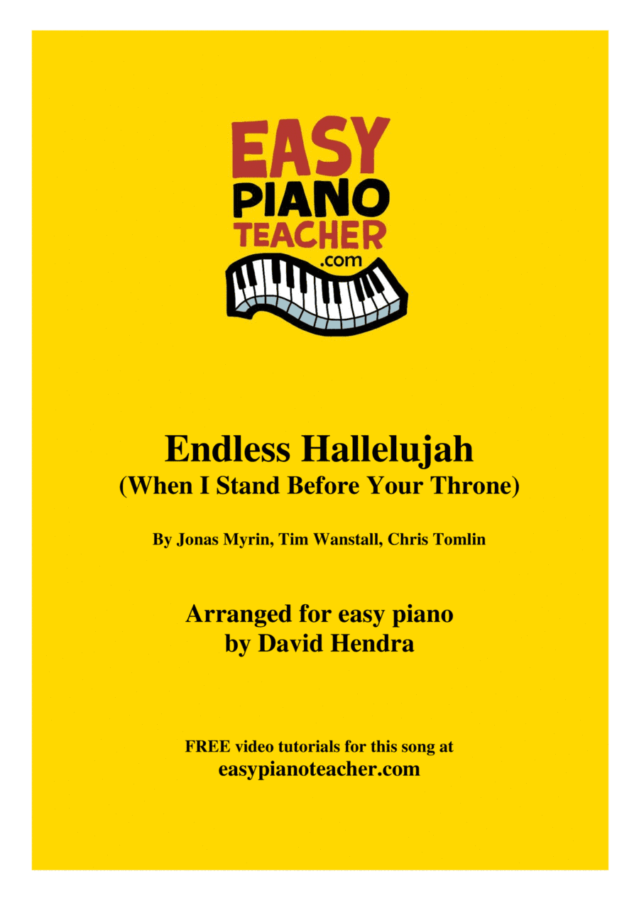 Endless Hallelujah (arr. David Hendra, easypianoteacher.com)