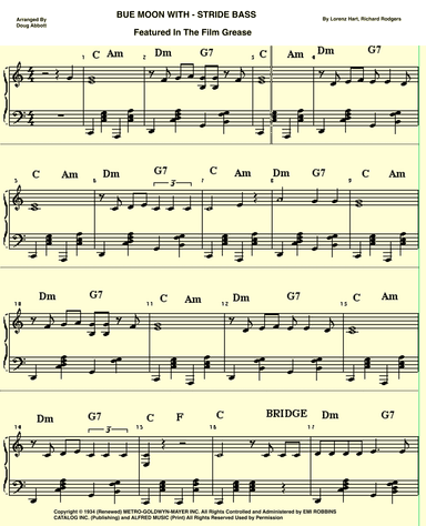Blue Moon (arr. Doug Abbott)