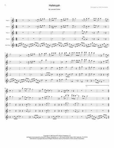 Hallelujah (arr. Faith Konidaris)
