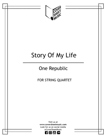 Story Of My Life (arr. Jose Quintana)