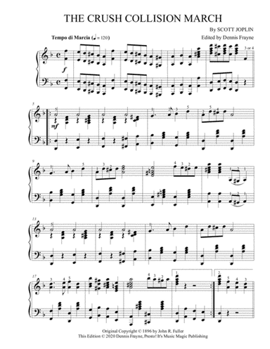 The Crush Collision March (The Great Crush Collision March) (arr. Presto! It's Music Magic Publishing)