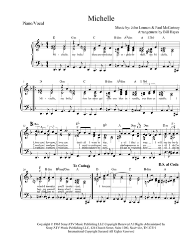 Michelle (arr. Bill Hayes)