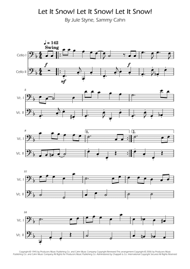 Let It Snow! Let It Snow! Let It Snow! (arr. Ygor Nunes)