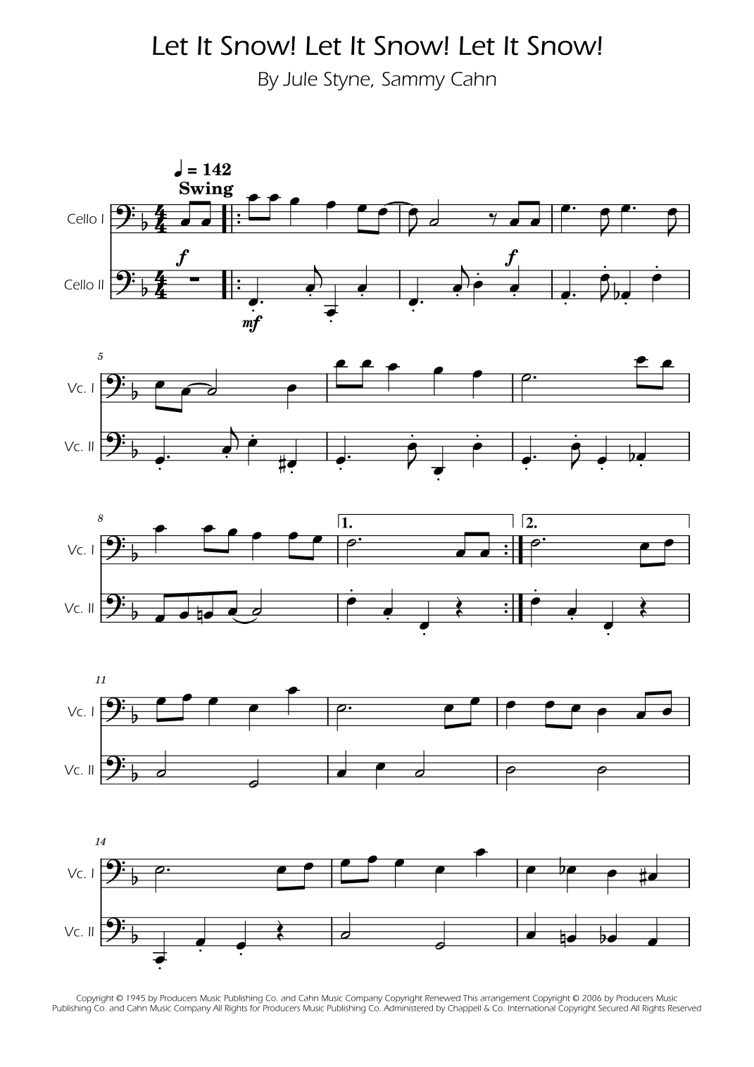 Let It Snow! Let It Snow! Let It Snow! (arr. Ygor Nunes)