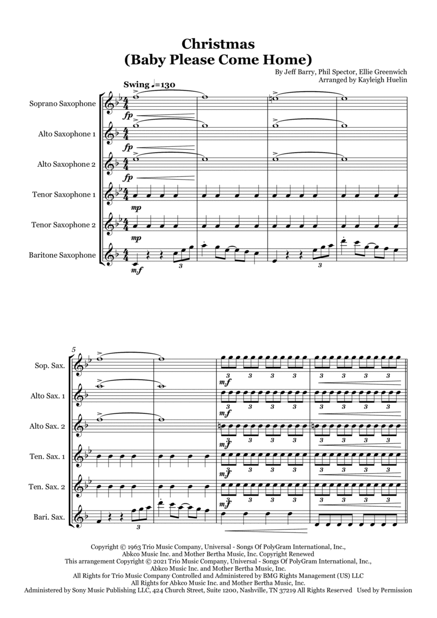 Christmas (baby Please Come Home) (arr. Kayleigh Huelin)