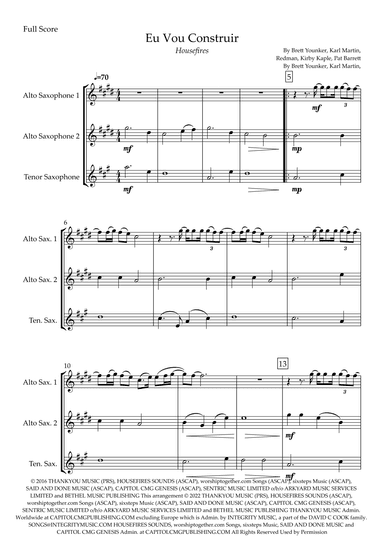 Build My Life (arr. Fabio Britto)