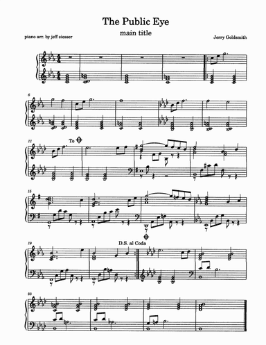 The Public Eye (arr. jeff siesser)