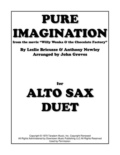 Pure Imagination (arr. John Groves)