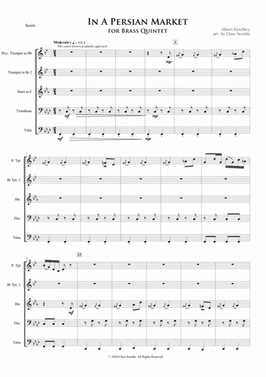 In A Persian Market (Brass Quintet) (arr. Choo Seonho)