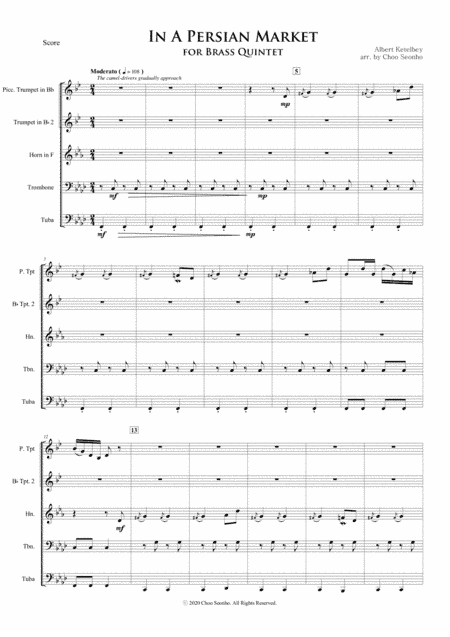 In A Persian Market (Brass Quintet) (arr. Choo Seonho)