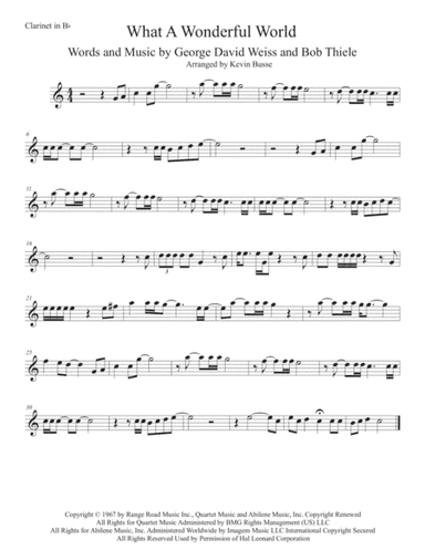 What A Wonderful World (arr. Kevin Busse)