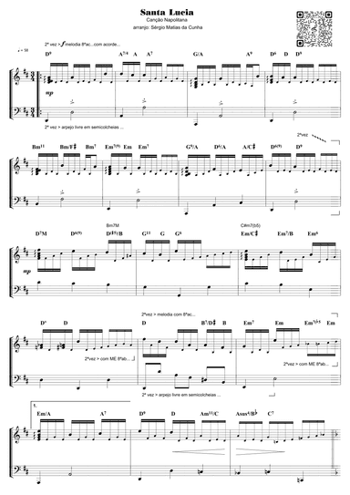 Santa Lucia (arr. Sérgio Matias da Cunha)