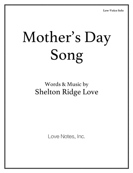 Mother's Day Song