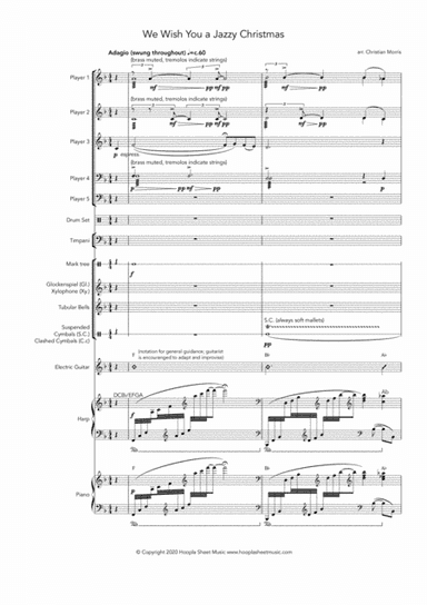 We Wish You a Jazzy Christmas (We Wish You a Merry Christmas) (arr. Hoopla Sheet Music)