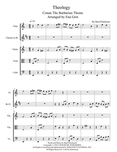 Theology (arr. Ena Grin)