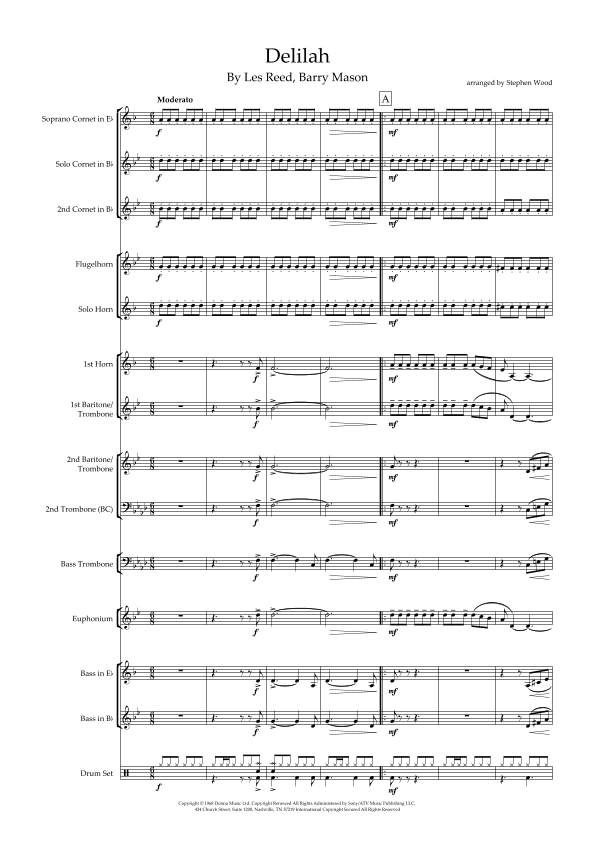 Delilah (arr. Stephen Wood)