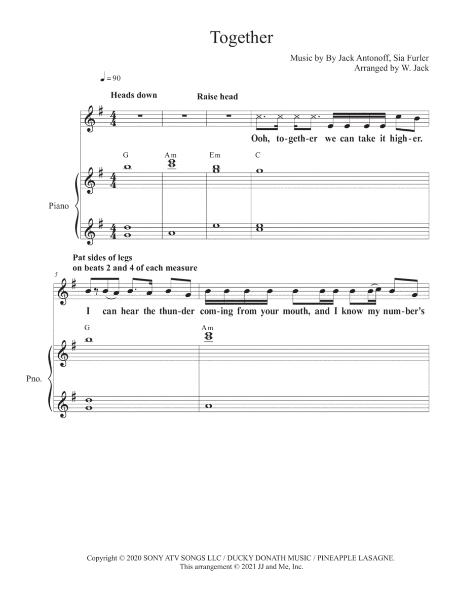 Together (arr. W. Jack)
