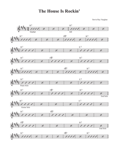 The House Is Rockin' (arr. David M Fagnant)