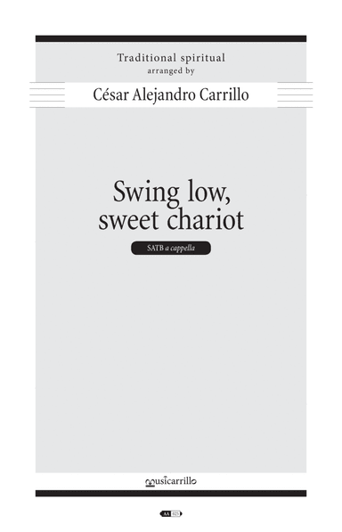 Swing low sweet chariot (arr. Cesar Alejandro Carrillo)