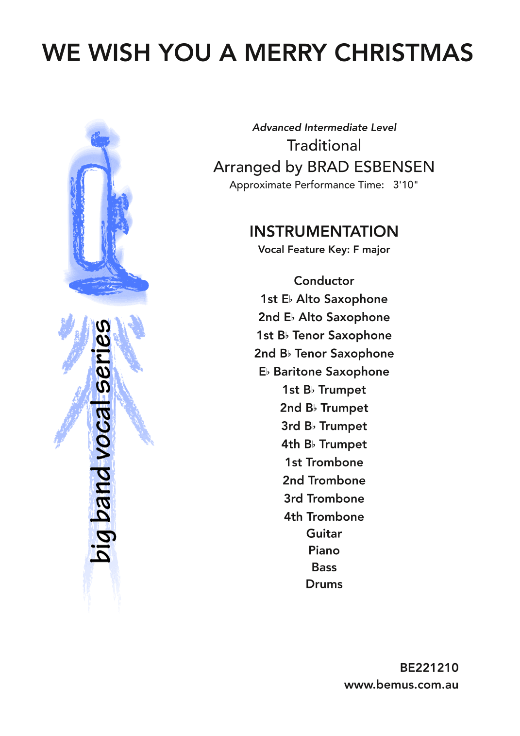 We Wish You A Merry Christmas (arr. Brad Esbensen)