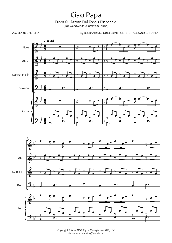 Ciao Papa (arr. Clarice Pereira)