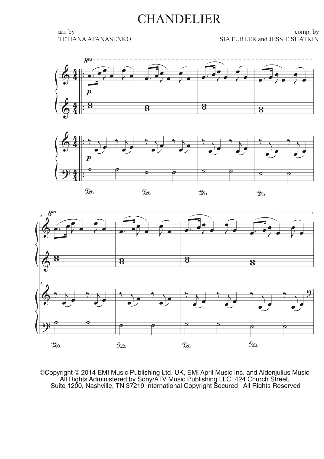 Chandelier (arr. Tetiana Afanasenko)
