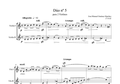 Dúo para 2 violines nº 5