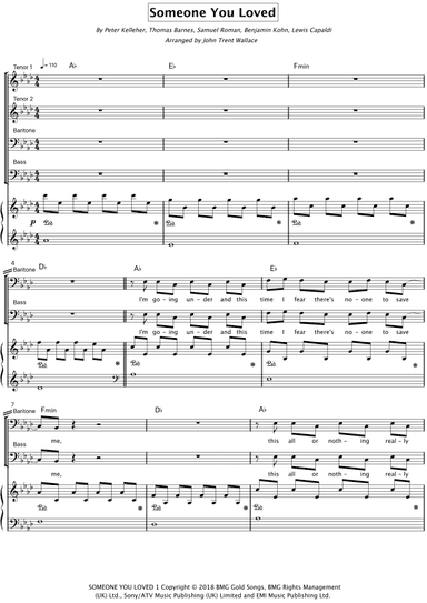 Someone You Loved (arr. John Trent Wallace)