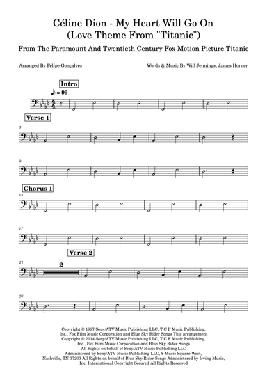 My Heart Will Go On (love Theme From 'titanic') (arr. Felipe Gonçalves)