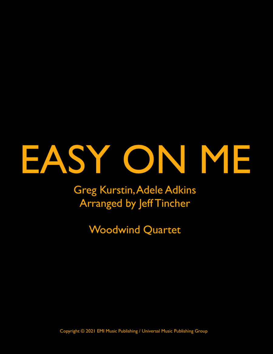 Easy On Me (arr. Jeff Tincher)