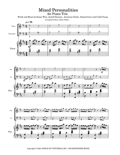 Mixed Personalities (arr. Ryan Ashley Nobles)